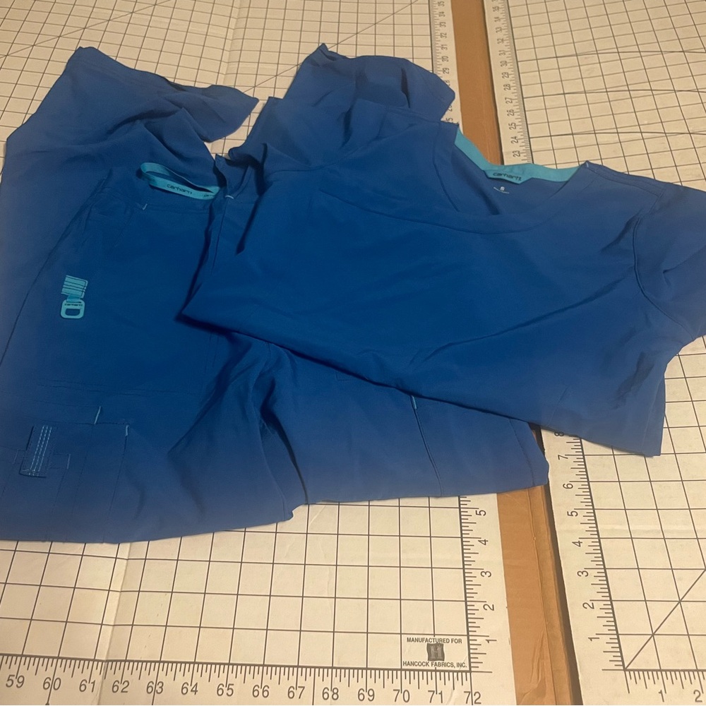 Cathartic Blue Scrub Set NWOT
